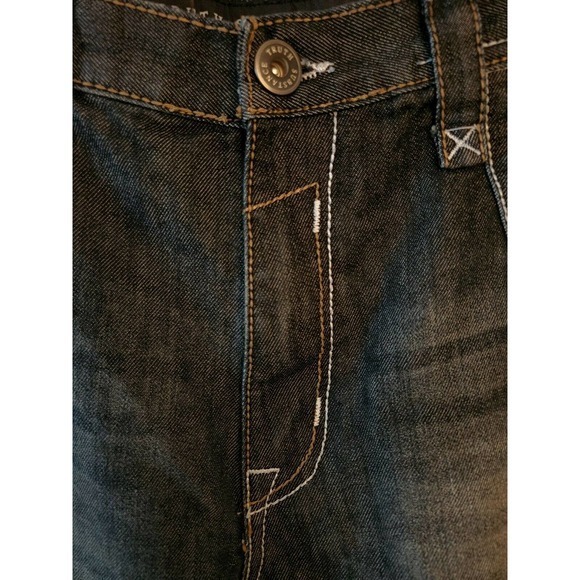 Truth Substance Common Sense Blue Men's Denim Shorts Size 38 Dark Wash - Picture 3 of 7